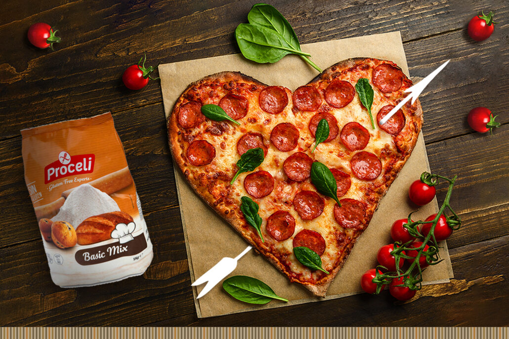 PIZZA PEPPERONI sin gluten Proceli