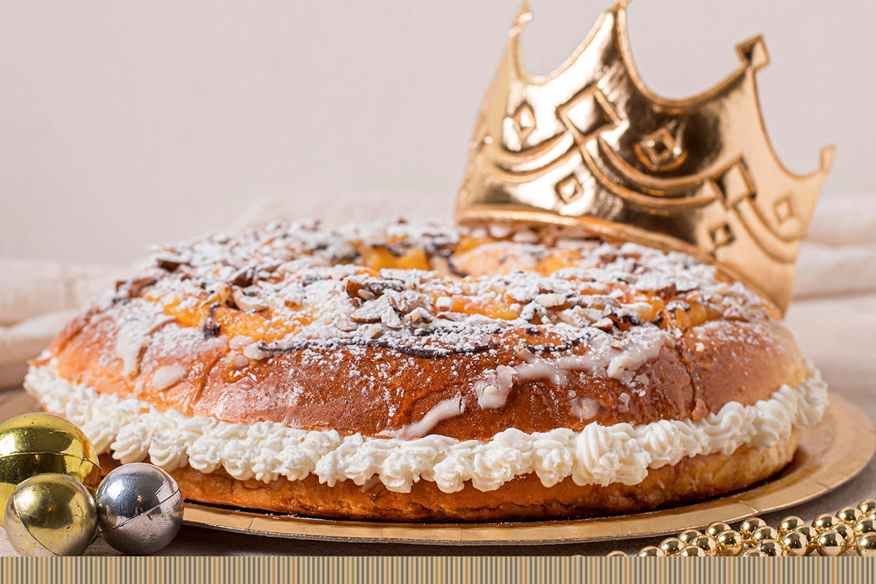 Roscón de Reyes sin gluten